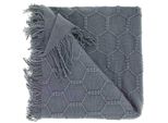 Unique Living - Plaid 'Fairy' (Grigio Scuro, 127X152Cm)