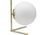 Mauro Ferretti Lampada Da Tavolo Glamy Low E14 25X25X27 Cm Oro Bianco