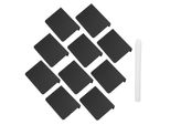10 Pezzi Mini Lavagna Set Display Nero Lavagna Buffet Segno Per Il Negozio Di Manicure Matrimonio