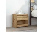 Vidaxl Comodino Rovere Artisan 40X30X39 Cm Materiale A Base Di Legno