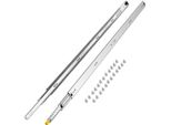 Guide Per Cassetti Vevor Con Guide Ad Estrazione Totale, 1 Coppia, Guide Telescopiche Bloccabili, 1500 Mm, Portata Della Guida 113,4 Kg, Guide Laterali