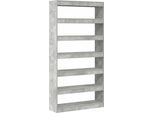 Syfax™ Armadio Per Libri Grigio Cemento 100 X 30 X 198 Cm