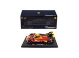 Bburago 18-16312 - Modellauto - Ferrari Deluxe 499P LMH #50 '24 (MaßStab 1:18) Sammler Rennauto