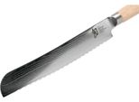 Kai Brotmesser Shun Classic White, KüChenmesser, Pakkaholzgriff, Damaszenerstahl, KlingenläNge 23 Cm, DM-0705W