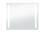 Vidaxl Specchio Da Parete Per Bagno Con Led 80X60 Cm