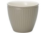 Greengate Latte Cup Becher Alice Grau Everyday Geschirr Warm Grey 300 Ml