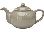 Greengate Teiera Alice Grigio Brocca Da 1 Litro Teiera Da Tavola Per Tutti I Giorni Grigio Caldo