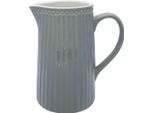 Greengate Brocca Alice Grey Brocca Da 1 Litro Per La Tavola Di Tutti I Giorni Caraffa Stone Grey