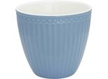 Greengate Latte Cup Mug Alice Blue Everyday Ta Sky Blue 300 Ml Azzurro