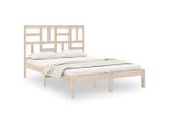 Vidaxl Letto In Legno Massiccio Senza Materasso 140X200 Cm
