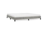 Vidaxl Struttura Letto Senza Materasso Grigio Chiaro 200X200 Cm In Velluto