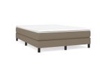 Struttura Letto Senza Materasso Taupe 140X200 Cm In Tessuto