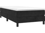 Struttura Letto Nera 90X200 Cm In Velluto
