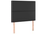 Vidaxl Testiere 2 Pezzi Nero 100X5X78/88 Cm Similcuoio