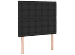 Vidaxl Testiere 2 Pezzi Nero 100X5X78/88 Cm Similcuoio