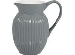 Greengate Brocca Alice Dark Grey Brocca 0,5 Litri Stoviglie Per Tutti I Giorni Stone Grey
