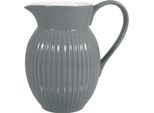 Greengate Caraffa Alice Dark Grey Caraffa Da 1,5 Litri Stoviglie Per Tutti I Giorni Stone Grey