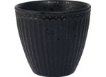 Greengate Tazza Da Latte Alice Volcano Nero Servizio Da Tavola Quotidiano 300 Ml