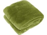 Unique Living - Plaid Justin 150X200Cm Verde Muschio