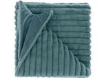 Unique Living - Plaid Peppe 150X200Cm Blu Minerale