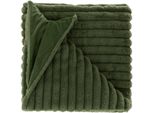 Unique Living - Plaid Peppe 150X200Cm Verde Inverno