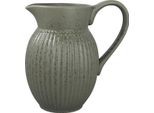 Brocca In Porcellana Alice Olive Green Grande