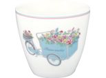 Greengate Portia Latte Cup Fiori Bianchi 0,35L