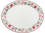 Greengate Leonora Servierplatte Ovale Bianco 25,5X33Cm