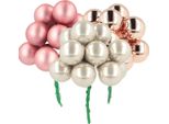Eleganti Mini Baubles In Vetro Per Le Decorazioni Festive