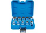 Bgs Set Di Chiavi A Bussola Esagonali A Trazione Quadrata 12,5 Mm (1/2") Pollici Dimensioni 10 Pezzi - 2434"