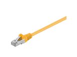 Goobay 95205 Cavo Patch Cat 5E, Sf/Utp, Giallo, 0,25 M - Miscela Di Rame Cca