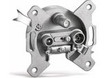 Goobay 67047 Presa Passante Per Antenna A 3 Fori - 10 Db Senza Passante Dc