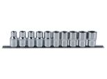Ks Tools 1/2" Chromeplus Set Di Bussole Esagonali 10 Pz. 918.0650"