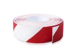 Rivestimento Di Segnalazione Antiscivolo In Rotoli Rosso-Bianco 25 Mm X 18,3 M