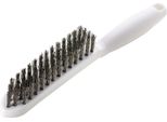 Spazzola Metallica L.285Mm 0,35Mm Va-Filo D'acciaio Crimpato 4 File Lessmann