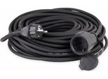 As-Schwabe Cavo Di Prolunga In Gomma 5M Schuko 230V 16A 3G2.5 Nero Cantiere IP44
