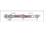Tubo Freno 411Mm Metzger Per Nissan Primera (P11)