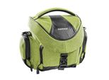 Mantona Borsa Fotografica Premium Verde Per Dslr Con Tracolla E Chiusura A Clip