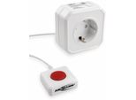 Ansmann 1260-0002 Energiesparsteckdose Weiß Eurostecker 1 St. (1260-0002)