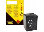 Idena 50034 Idena Spardose Spartresor Schwarz