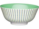 Ciotole Kitchencraft Con Motivo A Righe Marocchine, 15,5 Cm (Set Di 4), Ceramica, Multi/Colore, 15,5 X 15,5 X 7,5 Cm (15,5 X 15,5 X 7,5 Cm)