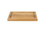 Tagliere "Acacia"" - Tagliere In Legno Di Acacia - Tagliere Trattato Con Olio Di Soia Con Scanalatura Per Il Succo - Marrone"