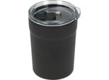 Tazza Da Caffè "Espresso"" - Thermo Mug Togo In Acciaio Inossidabile Con Coperchio A Clip E Cursore Di Chiusura - 150 Ml Per Caffè Ed Espresso - Nero"