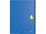 Cartella Progetto Urban Chic A4 Pp 5 Scomparti Blu