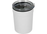 Tazza Da Caffè "Espresso"" - Thermo Mug Togo In Acciaio Inox Con Coperchio A Clip E Vetrino Di Chiusura - 150 Ml Per Caffè Ed Espresso - Bianco"