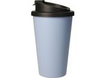 Tazza Da Caffè Biologica "Premium Deluxe"" - Tazza Termica In Plastica Biologica Senza Bpa Con Chiusura A 2 Componenti - Tazza Isolata Da 350 Ml Da Portare Con Sé Germany - Fiordaliso"