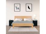 Comodini 2 Pezzi Neri 50X35X61,5 Cm In Legno Di Pino Massiccio