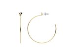 Fossil JF04111710 Orecchini A Cerchio Da Donna Acciaio Inossidabile Oro Bianco