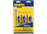 Irwin Bulloni Per Legno Set Di 5 Bulloni Blu 6X 16, 18, 20, 22, 25 Mm