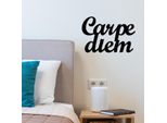 Wallity, Carpediem 1, Decorazione Murale, Nero, Metallo, 50 X 38 Cm